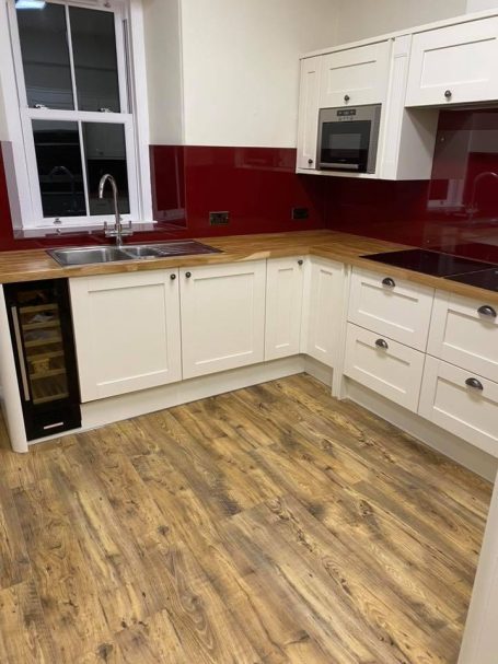 Modern kitchen renovation in Glasgow by BSM Contracts