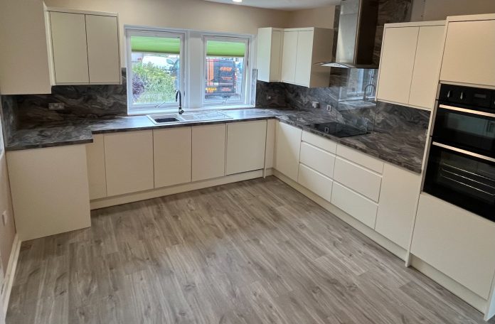 Professional kitchen installation in Glasgow by BSM Contracts