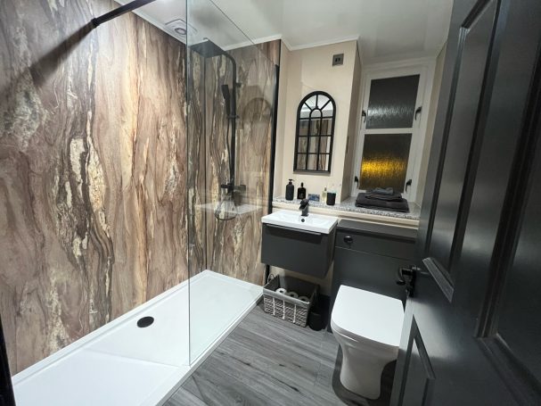 High-end bathroom installation in Glasgow by BSM Contracts